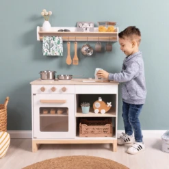 MUSTERKIND ® Speel Keuken- Magnolia - Wit/natuurlijk -Kinderwereld Verkoop musterkind speel keuken magnolia wit natuurlijk a301990 2