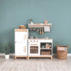 MUSTERKIND ® Speel Keuken- Magnolia - Wit/natuurlijk -Kinderwereld Verkoop musterkind speel keuken magnolia wit natuurlijk a301990 4