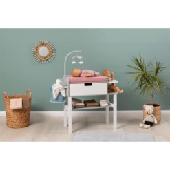 MUSTERKIND ® Viola Poppen Verschoon Unit Grijs/wit -Kinderwereld Verkoop musterkind viola poppen verschoon unit grijs wit a326701 4