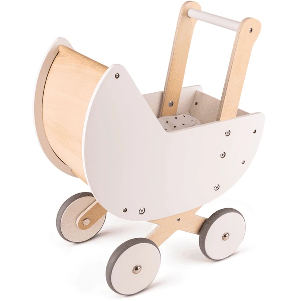 New Classic Toys® New Class Ic Toys Poppenwagen Wit Incl. Bedset 2 New Classic Toys® New Class Ic Toys Poppenwagen Wit Incl. Bedset - Afbeelding 2