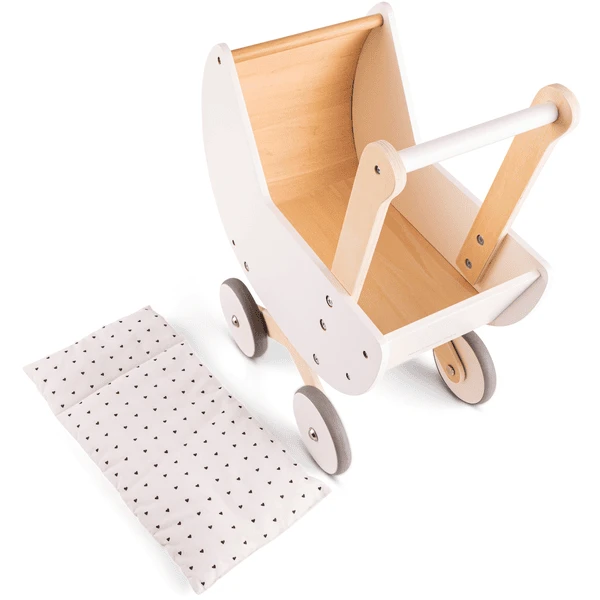 New Classic Toys® New Class Ic Toys Poppenwagen Wit Incl. Bedset 4 New Classic Toys® New Class Ic Toys Poppenwagen Wit Incl. Bedset - Afbeelding 4