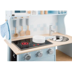 New Classic Toys® New Classic Toys Speelkeuken - Modern Blauw Met Kookplaat -Kinderwereld Verkoop new classic toys speelkeuken modern blauw met kookplaat a300926 3