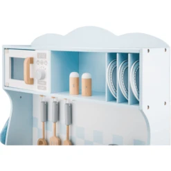 New Classic Toys® New Classic Toys Speelkeuken - Modern Blauw Met Kookplaat -Kinderwereld Verkoop new classic toys speelkeuken modern blauw met kookplaat a300926 4
