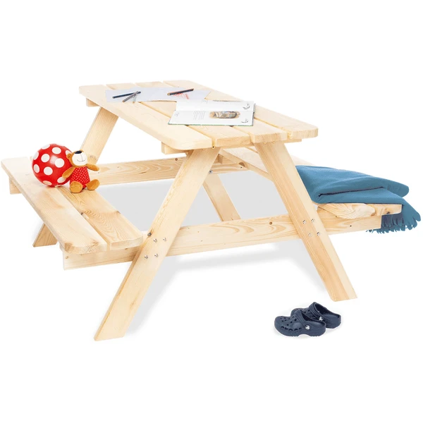 Pinolino Nicki Kinderstoelset Voor 4 Maxi, Naturel 1 Pinolino Nicki Kinderstoelset Voor 4 Maxi, Naturel