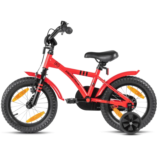 PROMETHEUS BICYCLES® Hawk Fiets 14'', Rood-zwart 5 PROMETHEUS BICYCLES® Hawk Fiets 14'', Rood-zwart - Afbeelding 5