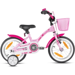 PROMETHEUS BICYCLES® HAWK Kinderfahrrad 14'' , Roze-wit -Kinderwereld Verkoop prometheus bicycles hawk kinderfahrrad 14 roze wit a206514 4