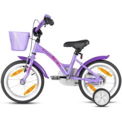 PROMETHEUS BICYCLES ® Kinderfiets 14'' Vanaf 3 Jaar Met Zijwieltjes In Paars & Wit -Kinderwereld Verkoop prometheus bicycles kinderfiets 14 vanaf 3 jaar met zijwieltjes in paars amp wit a311939 2
