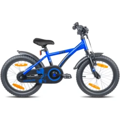 PROMETHEUS BICYCLES ® Kinderfiets 16", Blauw Zwart Met Zijwieltjes -Kinderwereld Verkoop prometheus bicycles kinderfiets 16 blauw zwart met zijwieltjes a376639 3