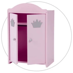 ROBA Poppen Kast Princess Sophie, Roze -Kinderwereld Verkoop roba poppen kast princess sophie roze a182009 4