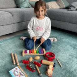 Schmetterline 16-delige Houten Ritmeset - RAINBOW -Kinderwereld Verkoop schmetterline 16 delige houten ritmeset rainbow a371195 2