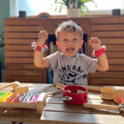 Schmetterline 16-delige Houten Ritmeset - RAINBOW -Kinderwereld Verkoop schmetterline 16 delige houten ritmeset rainbow a371195 3