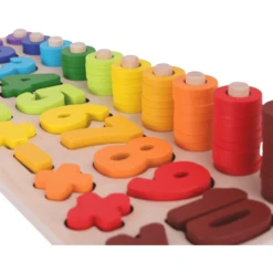 Schmetterline Houten Cijferpuzzel - RAINBOW NUMBER WORLD -Kinderwereld Verkoop schmetterline houten cijferpuzzel rainbow number world a371172 3