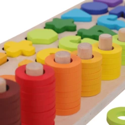 Schmetterline Houten Cijferpuzzel - RAINBOW NUMBER WORLD -Kinderwereld Verkoop schmetterline houten cijferpuzzel rainbow number world a371172 4