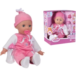 Simba Soft Body Doll Laura - Baby Talk 38cm -Kinderwereld Verkoop simba soft body doll laura baby talk 38cm a353756 4