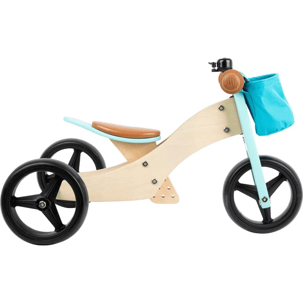 Small Foot ® Waaier Trike 2 In 1 Turquoise 2 Small Foot ® Waaier Trike 2 In 1 Turquoise - Afbeelding 2
