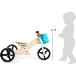 Small Foot ® Waaier Trike 2 In 1 Turquoise 8 Small Foot ® Waaier Trike 2 In 1 Turquoise -Kinderwereld Verkoop small foot waaier trike 2 in 1 turquoise a290748 3