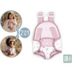 Smoby Baby Nurse Poppen Draagzak -Kinderwereld Verkoop smoby baby nurse poppen draagzak a354851 3