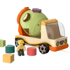 Top B Right Toys® Bouwvoertuig Met Vormleerspel -Kinderwereld Verkoop top b right toys bouwvoertuig met vormleerspel a399261 2