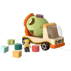 Top B Right Toys® Bouwvoertuig Met Vormleerspel -Kinderwereld Verkoop top b right toys bouwvoertuig met vormleerspel a399261 3