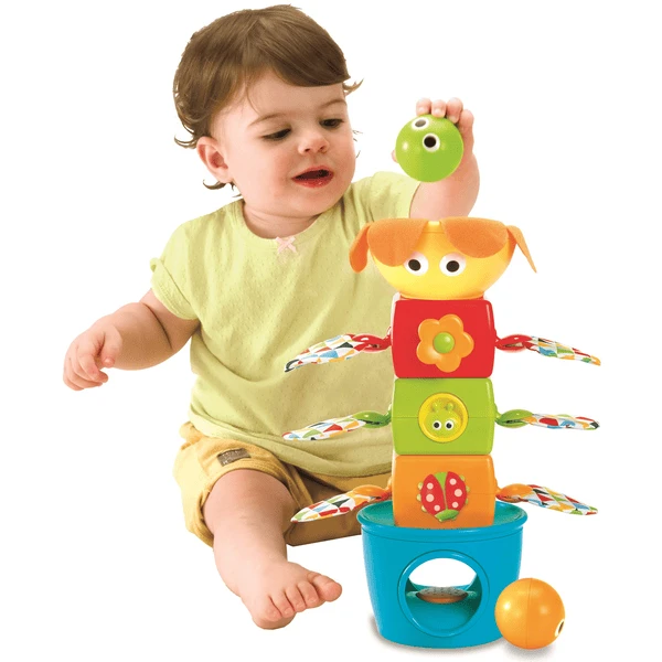 YOOKIDOO Stokkentoren Met Ballen 2 YOOKIDOO Stokkentoren Met Ballen - Afbeelding 2