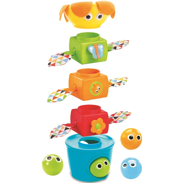 YOOKIDOO Stokkentoren Met Ballen 3 YOOKIDOO Stokkentoren Met Ballen - Afbeelding 3